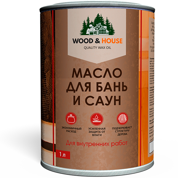 WOOD&HOUSE - Масло для бань и саун